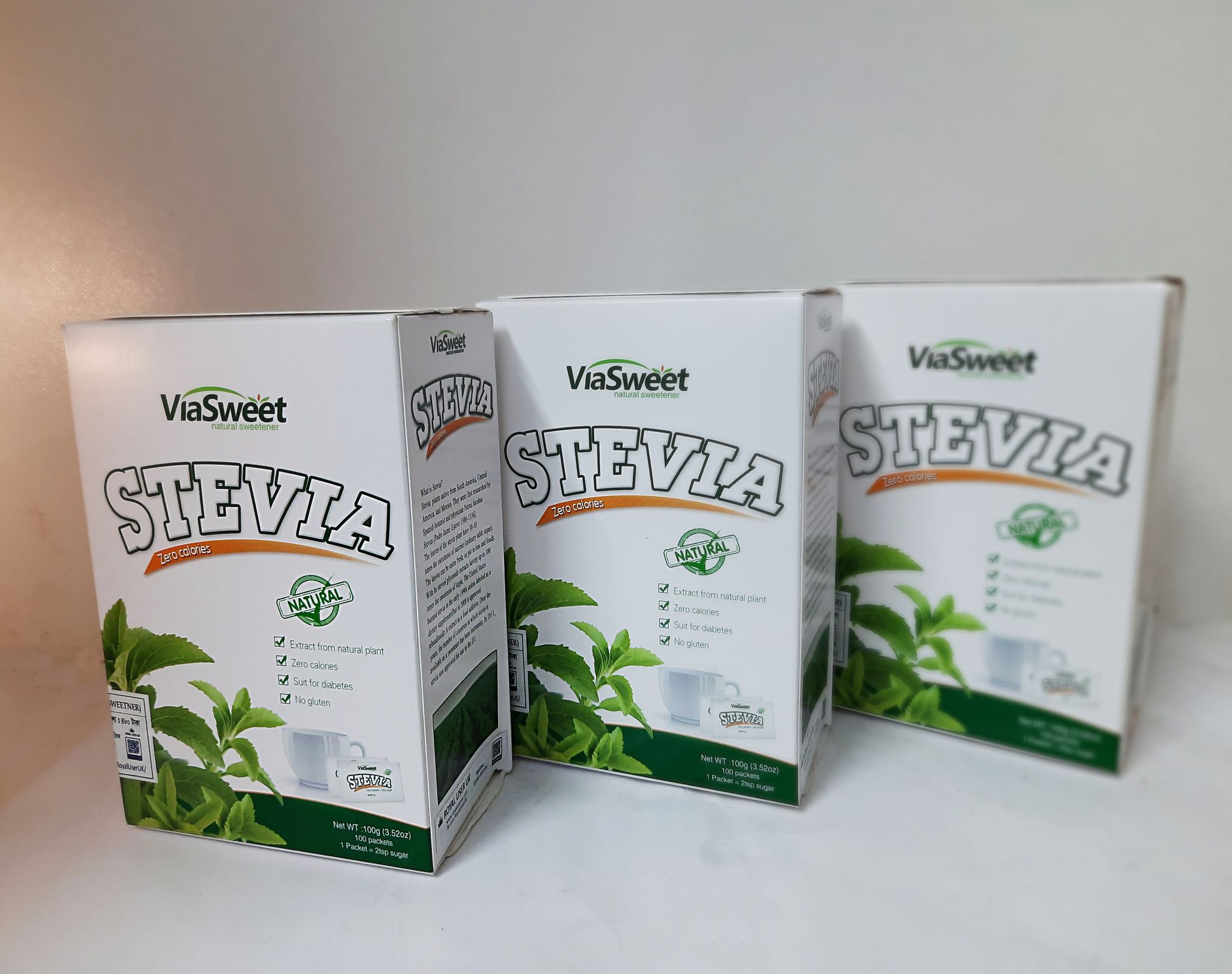 Stevia Extract Box - 100 Mini Packet, স্টেভিয়া এক্সট্র্যাক্ট বক্স